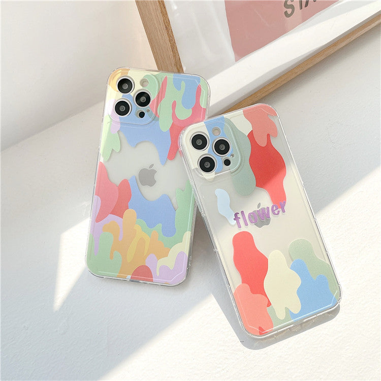 Compatible with Apple, Color Abstract Geometric Phone Case For IPhone Compatible with Apple, Color Abstract Geometric Phone Case For IPhone
